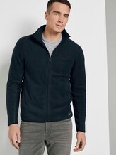 Fleece jas met opstaande kraag - Mannen - Sky Captain Blue Fleece jas met opstaande kraag - Mannen - Sky Captain Blue - 5 - TOM TAILOR