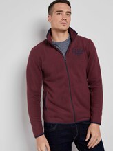 Fleecejacke mit Stehkragen - Männer - Dusty Wildberry Red Fleecejacke mit Stehkragen - Männer - Dusty Wildberry Red - 5 - TOM TAILOR