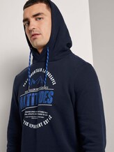 Hoodie mit Print - Männer - Sky Captain Blue Hoodie mit Print - Männer - Sky Captain Blue - 9 - TOM TAILOR