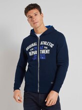 Sweatjacke mit Print - Männer - Sky Captain Blue Sweatjacke mit Print - Männer - Sky Captain Blue - 1 - TOM TAILOR