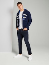 Sweatjacke mit Print - Männer - Sky Captain Blue Sweatjacke mit Print - Männer - Sky Captain Blue - 3 - TOM TAILOR