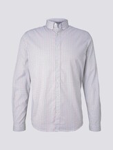 Gemustertes Slim Fit Hemd - Männer - white colourful squares design Gemustertes Slim Fit Hemd - Männer - white colourful squares design - 7 - TOM TAILOR
