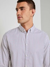 Gemustertes Slim Fit Hemd - Männer - white colourful squares design Gemustertes Slim Fit Hemd - Männer - white colourful squares design - 9 - TOM TAILOR
