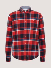 Kariertes Hemd mit Brusttaschen - Männer - red blue shades check Kariertes Hemd mit Brusttaschen - Männer - red blue shades check - 7 - TOM TAILOR