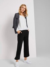 Langarmshirt im Materialmix - Frauen - Whisper White Langarmshirt im Materialmix - Frauen - Whisper White - 3 - TOM TAILOR