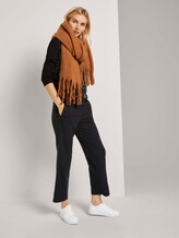 Langarmshirt im Materialmix - Frauen - black floral design Langarmshirt im Materialmix - Frauen - black floral design - 3 - TOM TAILOR