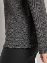 Langarmshirt im Mustermix - Frauen - dark grey herringbone small Langarmshirt im Mustermix - Frauen - dark grey herringbone small - 10 - TOM TAILOR
