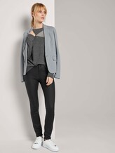 Langarmshirt im Mustermix - Frauen - dark grey herringbone small Langarmshirt im Mustermix - Frauen - dark grey herringbone small - 3 - TOM TAILOR