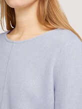 Sweatshirt mit melierter Innenseite - Frauen - comfort grey melange Sweatshirt mit melierter Innenseite - Frauen - comfort grey melange - 9 - TOM TAILOR