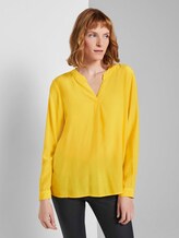 Bluse mit Rüschendetail - Frauen - california sand yellow Bluse mit Rüschendetail - Frauen - california sand yellow - 1 - TOM TAILOR