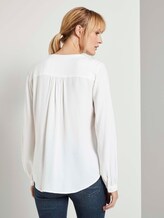 Bluse mit Knopfdetails - Frauen - Whisper White Bluse mit Knopfdetails - Frauen - Whisper White - 2 - TOM TAILOR