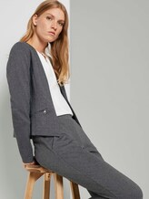 Blazer mit Fischgrätmuster - Frauen - dark grey herringbone Blazer mit Fischgrätmuster - Frauen - dark grey herringbone - 5 - TOM TAILOR