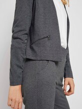 Blazer mit Fischgrätmuster - Frauen - dark grey herringbone Blazer mit Fischgrätmuster - Frauen - dark grey herringbone - 9 - TOM TAILOR