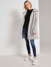 Geripptes Langarmshirt mit Stehkragen - Frauen - Deep Black Geripptes Langarmshirt mit Stehkragen - Frauen - Deep Black - 3 - TOM TAILOR Denim
