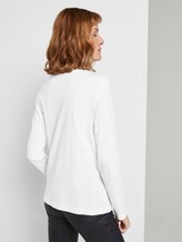 Langarmshirt mit Artwork - Frauen - Whisper White Langarmshirt mit Artwork - Frauen - Whisper White - 2 - TOM TAILOR
