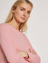 Langarmshirt aus Organic Cotton - Frauen - blush rose Langarmshirt aus Organic Cotton - Frauen - blush rose - 9 - TOM TAILOR