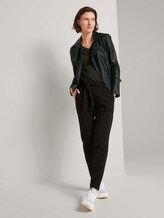 Langarmshirt mit V-Ausschnitt - Frauen - Dark Rosin Green Langarmshirt mit V-Ausschnitt - Frauen - Dark Rosin Green - 3 - TOM TAILOR
