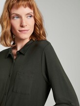 Blusenshirt mit Brusttasche - Frauen - Dark Rosin Green Blusenshirt mit Brusttasche - Frauen - Dark Rosin Green - 9 - TOM TAILOR