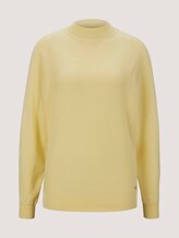 Strickpullover aus Bio-Baumwolle - Frauen - soft yellow Strickpullover aus Bio-Baumwolle - Frauen - soft yellow - 7 - TOM TAILOR Denim