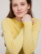 Strickpullover aus Bio-Baumwolle - Frauen - soft yellow Strickpullover aus Bio-Baumwolle - Frauen - soft yellow - 9 - TOM TAILOR Denim