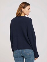 Cardigan mit V-Ausschnitt - Frauen - Real Navy Blue Cardigan mit V-Ausschnitt - Frauen - Real Navy Blue - 2 - TOM TAILOR Denim