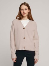 Vest met V-hals - Vrouwen - soft beige Vest met V-hals - Vrouwen - soft beige - 1 - TOM TAILOR Denim
