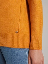 Lockerer Rollkragenpullover - Frauen - orange yellow melange Lockerer Rollkragenpullover - Frauen - orange yellow melange - 10 - TOM TAILOR Denim