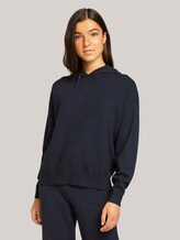 Hoodie with deep sleeve seams - Women - Sky Captain Blue Hoodie with deep sleeve seams - Women - Sky Captain Blue - 1 - TOM TAILOR Denim