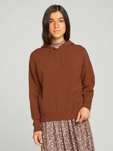 Hoodie mit tiefer Ärmelnaht - Frauen - amber brown Hoodie mit tiefer Ärmelnaht - Frauen - amber brown - 1 - TOM TAILOR Denim