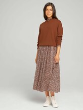 Hoodie mit tiefer Ärmelnaht - Frauen - amber brown Hoodie mit tiefer Ärmelnaht - Frauen - amber brown - 3 - TOM TAILOR Denim