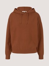 Hoodie mit tiefer Ärmelnaht - Frauen - amber brown Hoodie mit tiefer Ärmelnaht - Frauen - amber brown - 7 - TOM TAILOR Denim