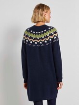 Mini-Strickkleid mit Shetland-Muster - Frauen - Real Navy Blue Mini-Strickkleid mit Shetland-Muster - Frauen - Real Navy Blue - 2 - TOM TAILOR Denim