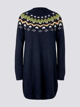 Mini-Strickkleid mit Shetland-Muster - Frauen - Real Navy Blue Mini-Strickkleid mit Shetland-Muster - Frauen - Real Navy Blue - 7 - TOM TAILOR Denim