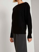 Off schouder gebreide trui - Vrouwen - Deep Black Off schouder gebreide trui - Vrouwen - Deep Black - 10 - TOM TAILOR Denim