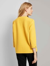 Stehkragen-Sweatshirt mit Knopfdetail - Frauen - california sand yellow Stehkragen-Sweatshirt mit Knopfdetail - Frauen - california sand yellow - 2 - TOM TAILOR