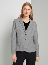 Jersey Blazer - Frauen - Silver Grey Melange Jersey Blazer - Frauen - Silver Grey Melange - 1 - TOM TAILOR