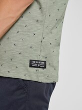Gemustertes T-Shirt - Männer - green organic leaf print Gemustertes T-Shirt - Männer - green organic leaf print - 10 - TOM TAILOR Denim