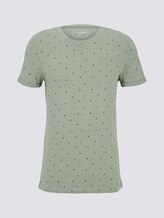 Gemustertes T-Shirt - Männer - green organic leaf print Gemustertes T-Shirt - Männer - green organic leaf print - 7 - TOM TAILOR Denim