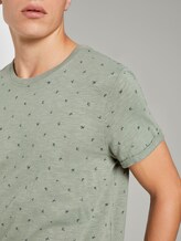 Gemustertes T-Shirt - Männer - green organic leaf print Gemustertes T-Shirt - Männer - green organic leaf print - 9 - TOM TAILOR Denim