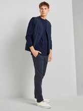 Langarmshirt mit Stehkragen - Männer - Sky Captain Blue Langarmshirt mit Stehkragen - Männer - Sky Captain Blue - 3 - TOM TAILOR Denim