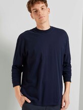 Langarmshirt mit Stehkragen - Männer - Sky Captain Blue Langarmshirt mit Stehkragen - Männer - Sky Captain Blue - 5 - TOM TAILOR Denim