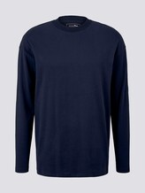Langarmshirt mit Stehkragen - Männer - Sky Captain Blue Langarmshirt mit Stehkragen - Männer - Sky Captain Blue - 7 - TOM TAILOR Denim