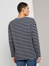 Gestreiftes Langarmshirt - Männer - navy white yd stripe Gestreiftes Langarmshirt - Männer - navy white yd stripe - 2 - TOM TAILOR Denim