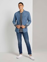 Gestreiftes Langarmshirt - Männer - navy white yd stripe Gestreiftes Langarmshirt - Männer - navy white yd stripe - 3 - TOM TAILOR Denim