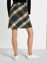 Karierter Minirock - Frauen - black yellow check knitted Karierter Minirock - Frauen - black yellow check knitted - 2 - TOM TAILOR