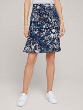 Volant Rock mit Blumenmuster - Frauen - navy bigger flower design Volant Rock mit Blumenmuster - Frauen - navy bigger flower design - 1 - TOM TAILOR