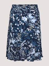 Volant Rock mit Blumenmuster - Frauen - navy bigger flower design Volant Rock mit Blumenmuster - Frauen - navy bigger flower design - 7 - TOM TAILOR