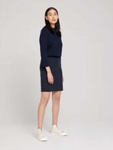 Mottled skirt - Women - Sky Captain Blue Mottled skirt - Women - Sky Captain Blue - 3 - TOM TAILOR