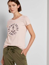 Embroidered T-shirt - Women - soft beige Embroidered T-shirt - Women - soft beige - 5 - TOM TAILOR Denim