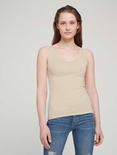 Basic Top - Frauen - soft creme beige Basic Top - Frauen - soft creme beige - 1 - TOM TAILOR Denim